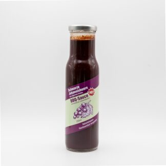 Schwarze Johannisbeere BBQ Sauce HOT 250 ml