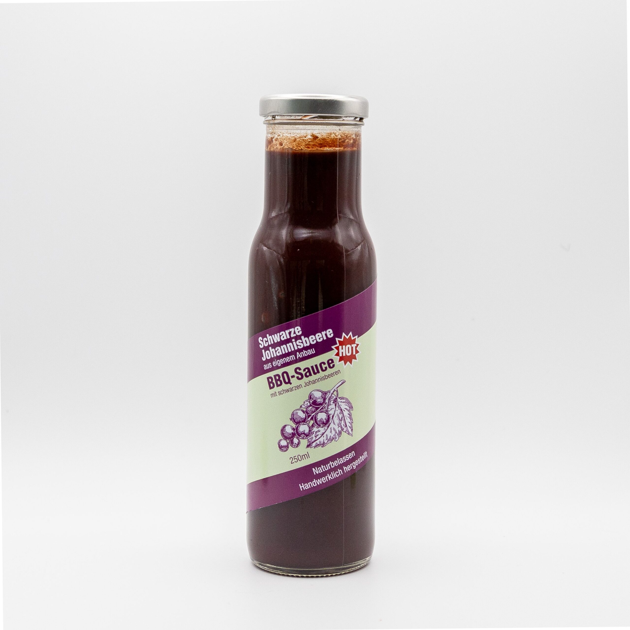 Schwarze Johannisbeere BBQ Sauce HOT 250 ml