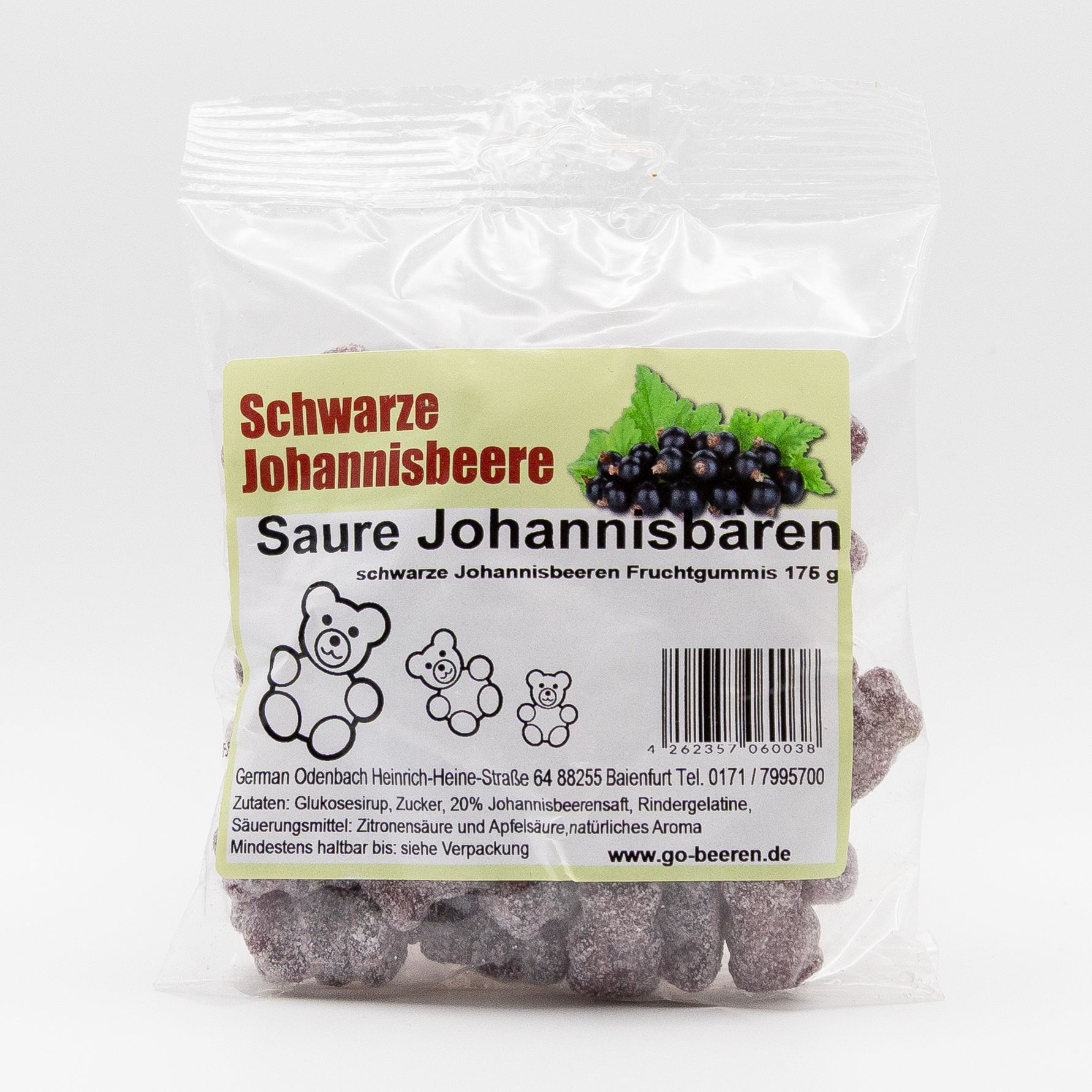 Saure Johannisbären 175 g