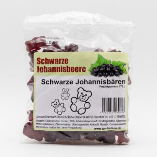Schwarze Johannisbären 175 g