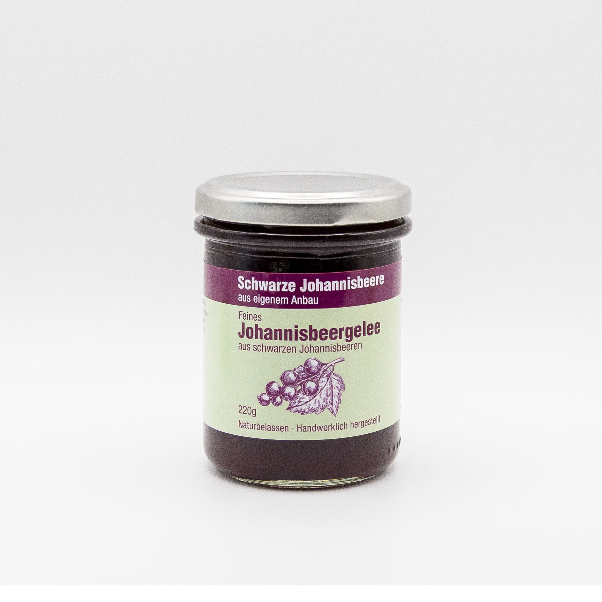 Schwarze Johannisbeere Gelee 220 g